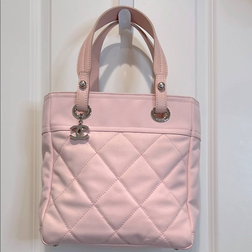💎Chanel Pink Pristine Quilted Tote Bag